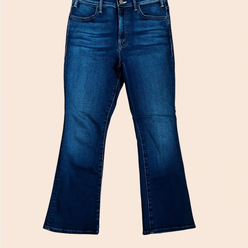 Mother Lil’ Hustler Ankle Dark Blue Denim Jeans Women’s Size 28 - Picture 4 of 10